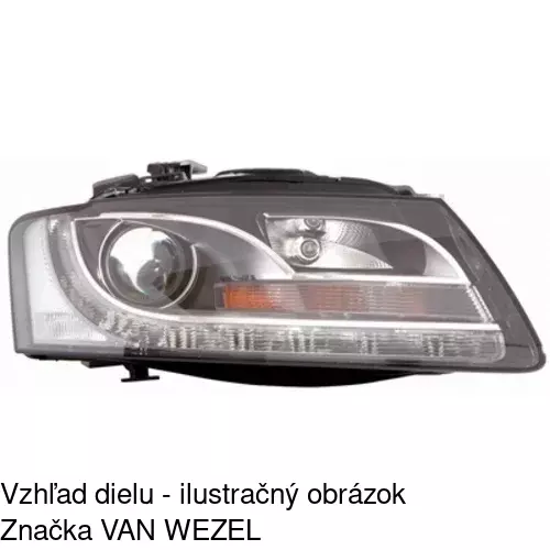 Hlavný reflektor 1355101V /POLCAR/ - obr. 2