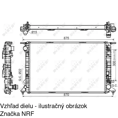 Chladiče vody 136508-1 /POLCAR/ - obr. 1