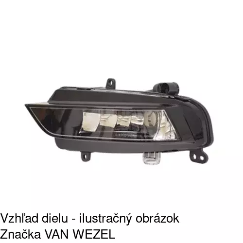 Hmlové svetlo - predné 13A1291H /POLCAR/ - obr. 1