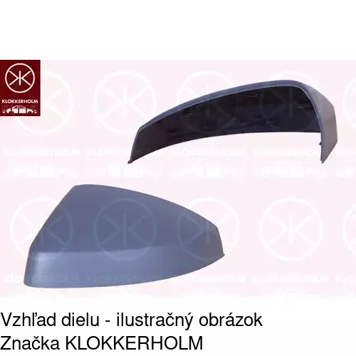 Rám vonkajšieho zrkadla 13C154PM /POLCAR/ - obr. 4