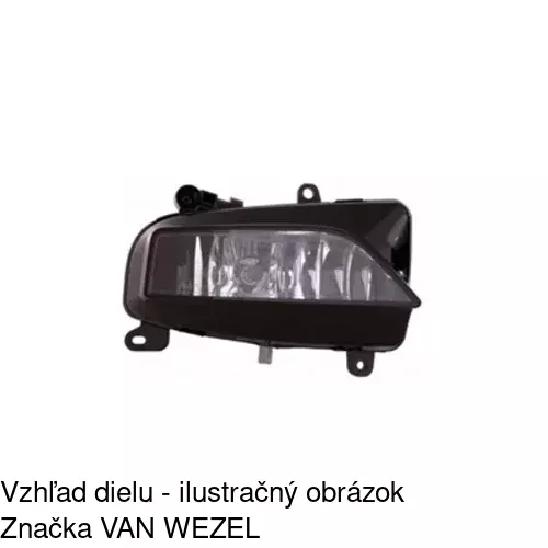 Hmlové svetlo - predné 13D1301E /POLCAR/ - obr. 2