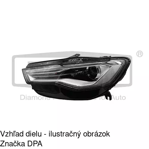 Hlavný reflektor 13E1095H /POLCAR/ - obr. 1