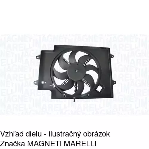 Ventilátory chladičov 140423W4X /POLCAR/ - obr. 2