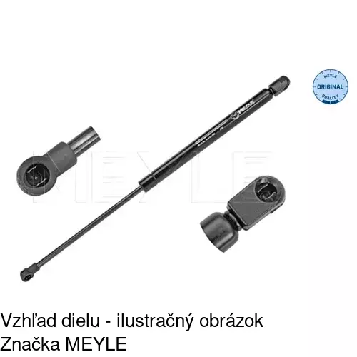 Plynová pružina 1404AB /POLCAR/ - obr. 2