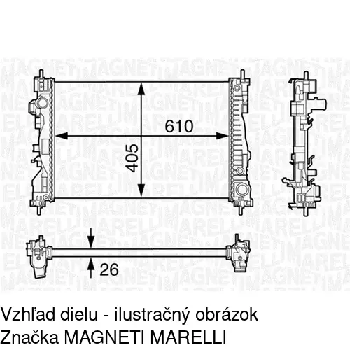 Chladiče vody POLCAR 142108-4