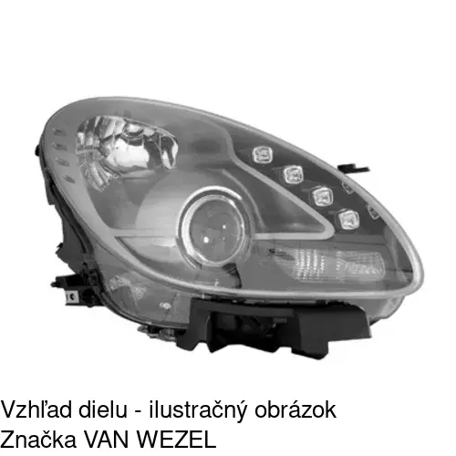 Hlavný reflektor 1421103U /POLCAR/ - obr. 3