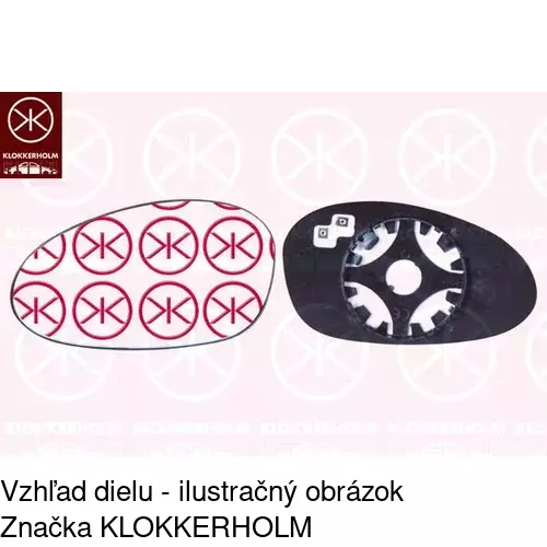 Vonkajšie zrkadlo 2001514M /POLCAR/ - obr. 2