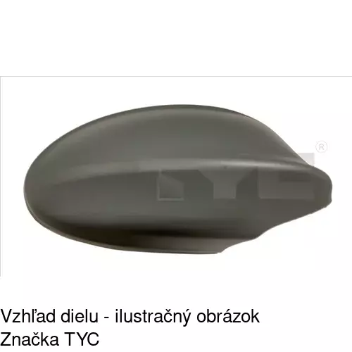 Vonkajšie zrkadlo 2001524E /POLCAR/ - obr. 3