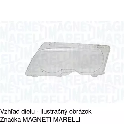 Sklo reflektora 200811-U /POLCAR/ - obr. 1