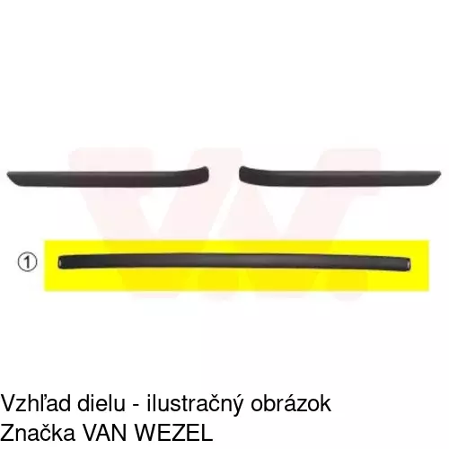 Lišta nárazníka 200896-8 /POLCAR/ - obr. 3