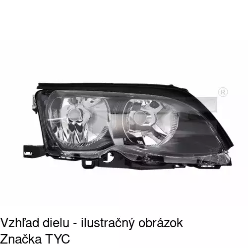 Hlavný reflektor POLCAR 2009102U