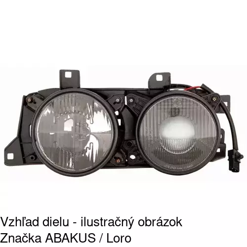 Hlavný reflektor 201509-E /POLCAR/ - obr. 2
