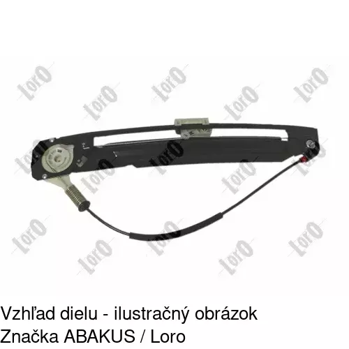 Elektrický mechanizmus okna dverí 2016PSE6 /POLCAR/ - obr. 3