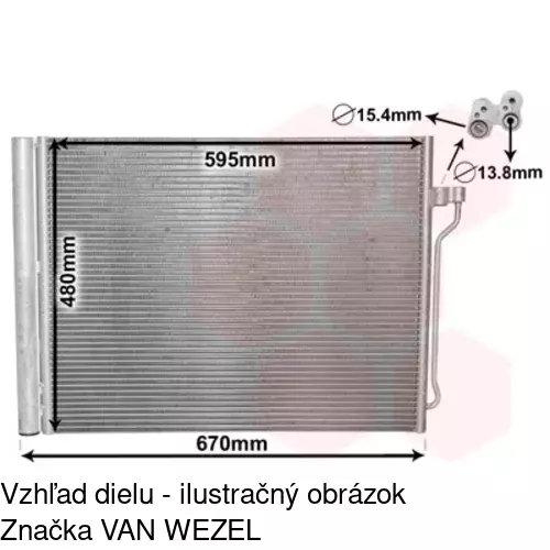Chladiče klimatizácie 2019K8C1S /POLCAR/ - obr. 1