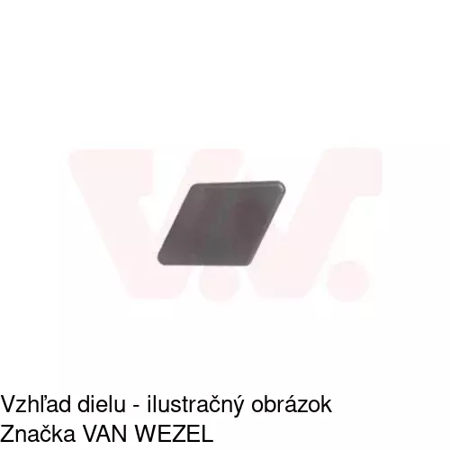 Záslepka ostrekovača svetla 204007-7 /POLCAR/ - obr. 3