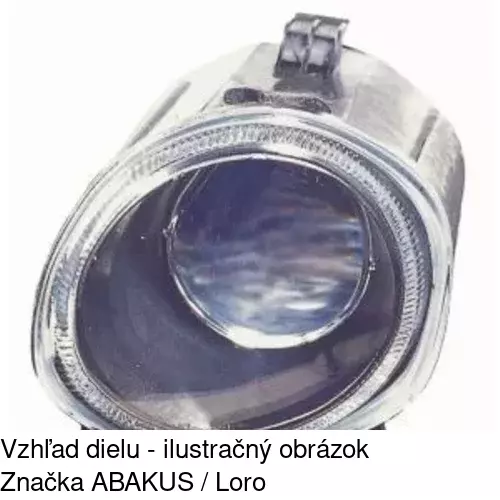 Hmlové svetlo - predné 2050301E /POLCAR/ - obr. 1