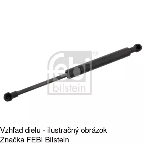Plynová pružina 2050AS /POLCAR/ - obr. 1