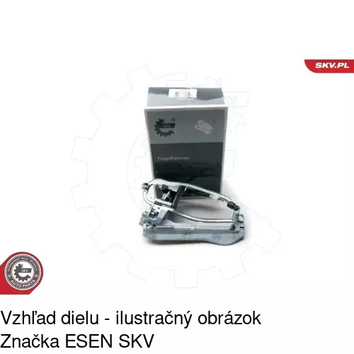 Vnútorný mechanizmus vonkajšej kľučky 2050Z-41 /POLCAR/ - obr. 3