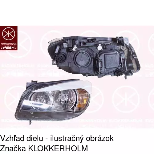 Hlavný reflektor 206010-V /POLCAR/ - obr. 1