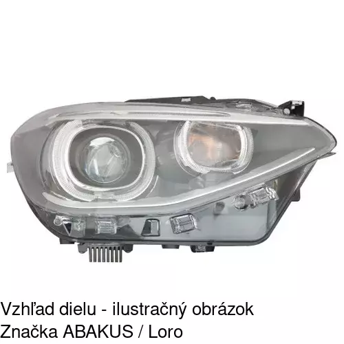 Hlavný reflektor 20C110-H /POLCAR/ - obr. 2