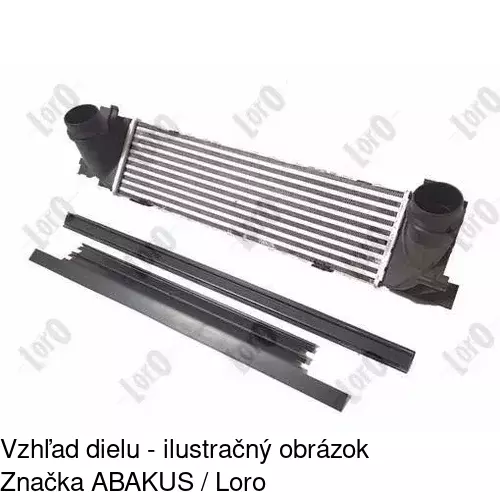 Chladiče vzduchu (Intercoolery) 20C1J83X /POLCAR/ - obr. 2