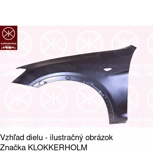 Predný blatník 20X101 /POLCAR/