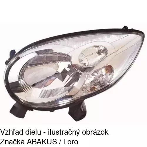 Hlavný reflektor 230110-E /POLCAR/ - obr. 5