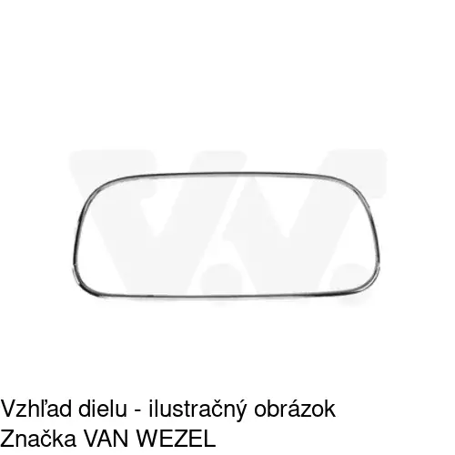 Rámik krytky nárazníka 230127-9 /POLCAR/ - obr. 1