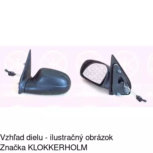 Vonkajšie zrkadlo 2306511M /POLCAR/ - obr. 1