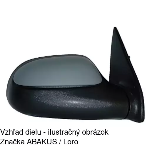 Vonkajšie zrkadlo 2306522M /POLCAR/ - obr. 5