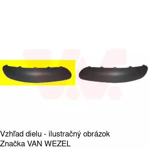 Lišta nárazníka 231507-8 /POLCAR/ - obr. 4
