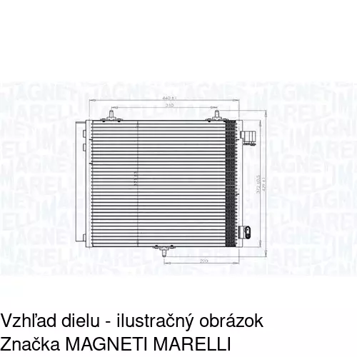 Chladiče klimatizácie POLCAR 2315K8C1