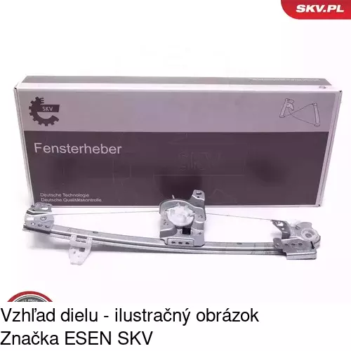 Elektrický mechanizmus okna dverí 2315PSE1 /POLCAR/ - obr. 4