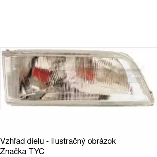 Hlavný reflektor 2324093E /POLCAR/
