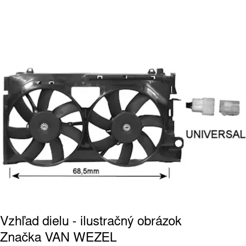 Ventilátory chladičov 232623W5 /POLCAR/ - obr. 3