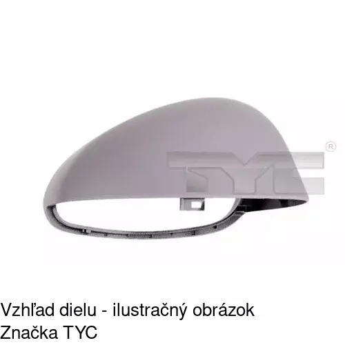 Rám vonkajšieho zrkadla 232955PM /POLCAR/ - obr. 1