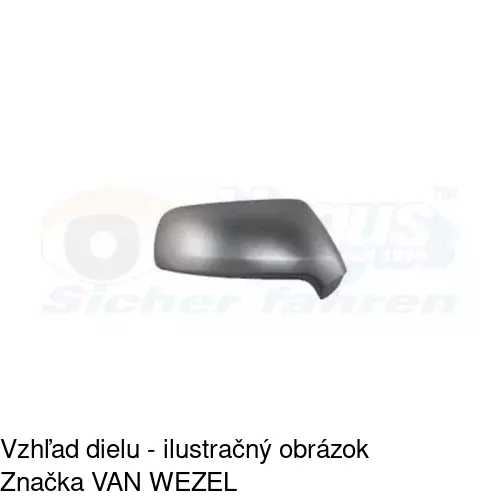 Rám vonkajšieho zrkadla 233155TM /POLCAR/ - obr. 3