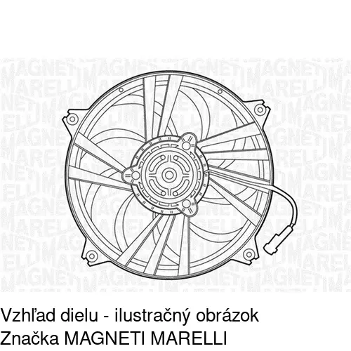 Ventilátory chladičov 233223W2 /POLCAR/ - obr. 1