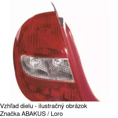 Zadné svetlo 2332880E /POLCAR/ - obr. 2