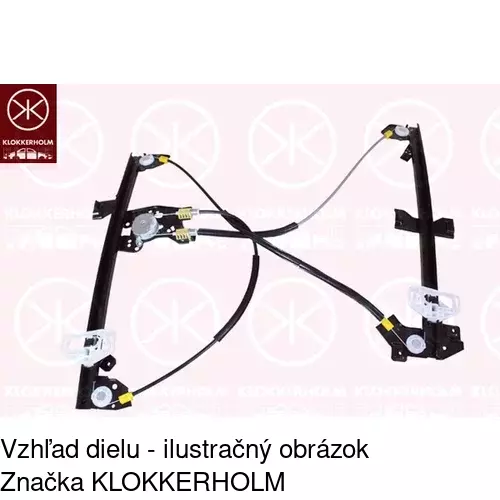 Elektrický mechanizmus okna dverí 2350PSE2 /POLCAR/ - obr. 1