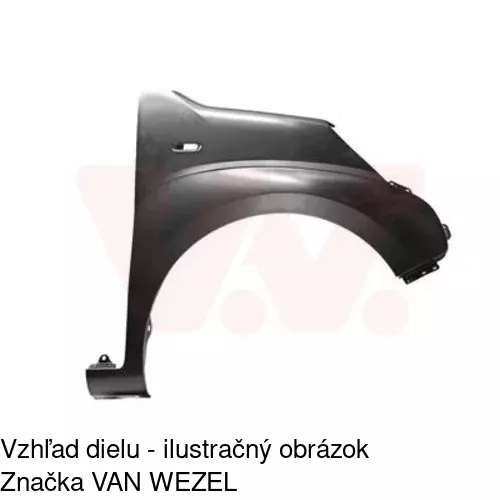 Predný blatník 235102 /POLCAR/ - obr. 5
