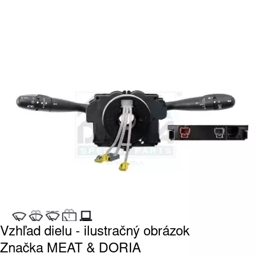 Združený prepínač 2351PZ-2 /POLCAR/ - obr. 1