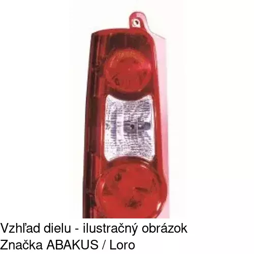 Zadné svetlo 2352870E /POLCAR/ - obr. 2