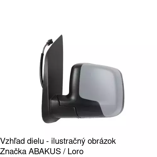 Vonkajšie zrkadlo 2391514E /POLCAR/ - obr. 5