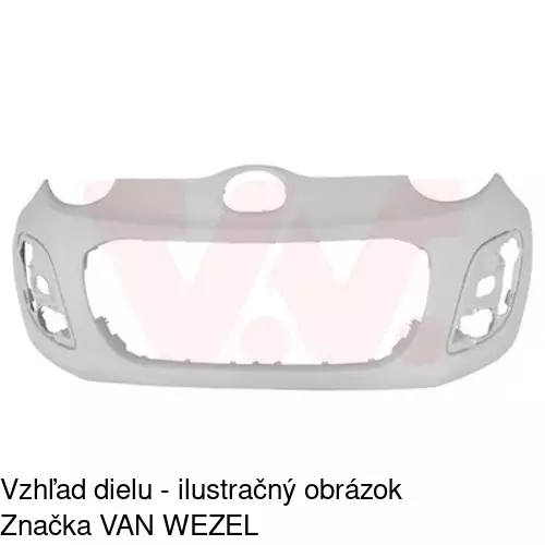 Predný nárazník 23A107 /POLCAR/ - obr. 1