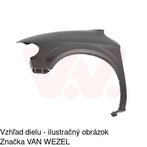 Predný blatník 242001 /POLCAR/ - obr. 2