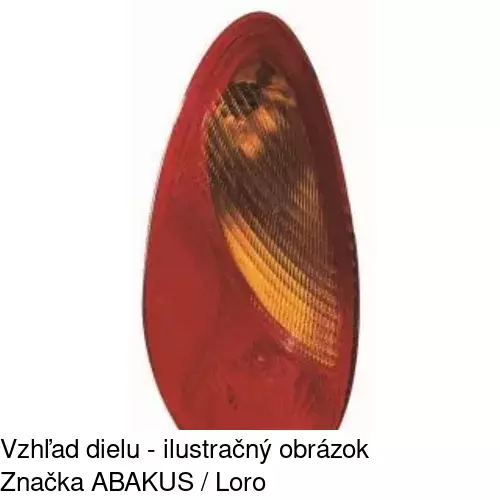 Zadné svetlo POLCAR 245087-0