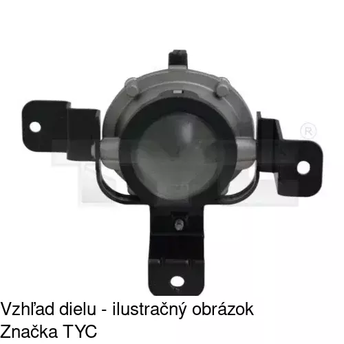 Hmlové svetlo - predné POLCAR 2502290E