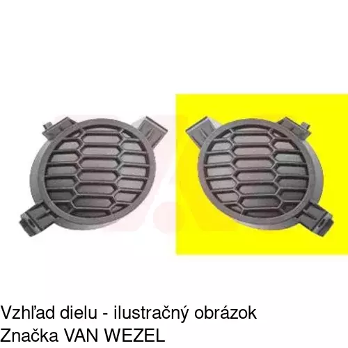 Záslepka otvoru hmlovky POLCAR 270727-5