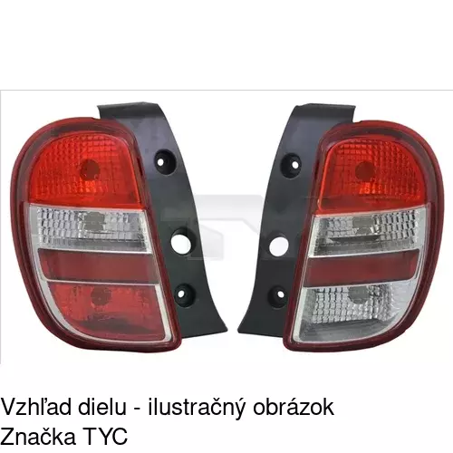 Zadné svetlo 270887-E /POLCAR/